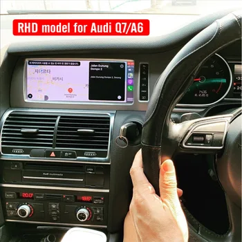 Aucar Android Automobilio multimedijos Audi Q7 Audi A6 RHD 2005-automobilio radijo Octa core GPS navigacija Radijo WIFI, Stereo headunit