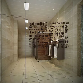 Vinilo sieninis ekranas apdailos šeimos sienos lipdukas, menininkas, namų apdaila, sienų lipdukai apdailos vonios kambarys priedai SP-033