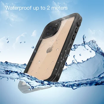 Atsparus vandeniui Atveju iPhone 12 Pro Plaukimas, Nardymas, Lauko atsparus smūgiams Atveju iPhone, 11 Pro Max XR XS Max Visišką Apsaugą 
