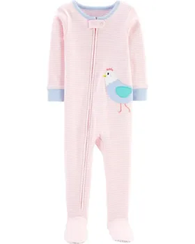 2020 m. mergytę sleepsuits Kūdikių Naujagimių ilgomis rankovėmis Rompers Footies Berniukai miego pižama 0-12 mėnesių Animacinių filmų Apranga, vaikiški drabužiai