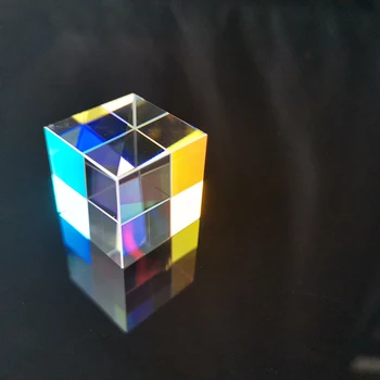 Optinis Stiklas X-cube Dichroic Prizmę 25mm Šviesos Kubas Prizmė, Stiklo, Fotografijos Reikmenys, Namų Reikmenys
