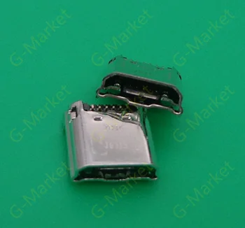 100vnt Originalus Micro USB Įkroviklio Jungtis Įkrovimo lizdas Samsung Tab 3 7.0 I9200 I9205 P5200 T210 T211 SM-T211 SM-T210