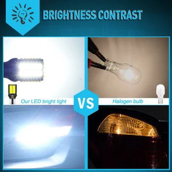 2X Automobilių Atsarginės Atbulinės Šviesos W16W LED 912 921 T15 LED Lemputes Hyundai Accent 