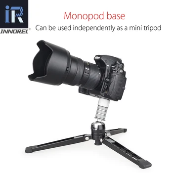 VM70K Profesinės Lengvas Aliuminio Teleskopinis Kamera Monopodzie su Skysčiu Galvos ir Trikojo pagrindas DSLR Vaizdo Kameros