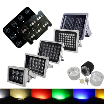 LED PCB 3/4/5W RGB Prožektorius Aliuminio Plokštės Heatsink Didelės Galios PCB Plokštės LED šviesos Lauko Šviesos Kraštovaizdžio Lemputė, Prožektorius