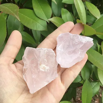 2vnt 150g Natūralaus crystal rose kristalų žalio akmens rožinis kvarcas Pavyzdys Gydymo Reiki akmens