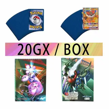 Išsiųsta Atsitiktine tvarka 20PCS/Pak TAKARA TOMY Pokemon Kortas VMAX GX EX MEGA Booster Box anglų Prekybos Žaidimo Kortelės Vaikai Žaislų Kolekcija