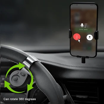Vietoje Nešiojamų Automobilių Belaidžio Mobiliojo Telefono Valdiklį Nustatyti prie Vairo RJ-Drop